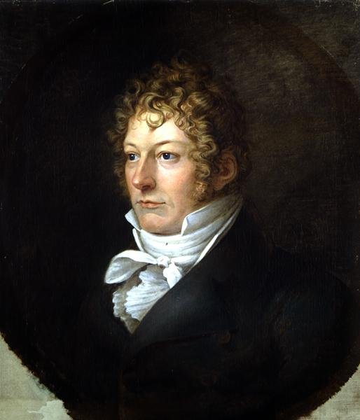 Muotokuva Johann Philipp Petersonista (s.1752) 1809 tekijältä Philipp Otto Runge