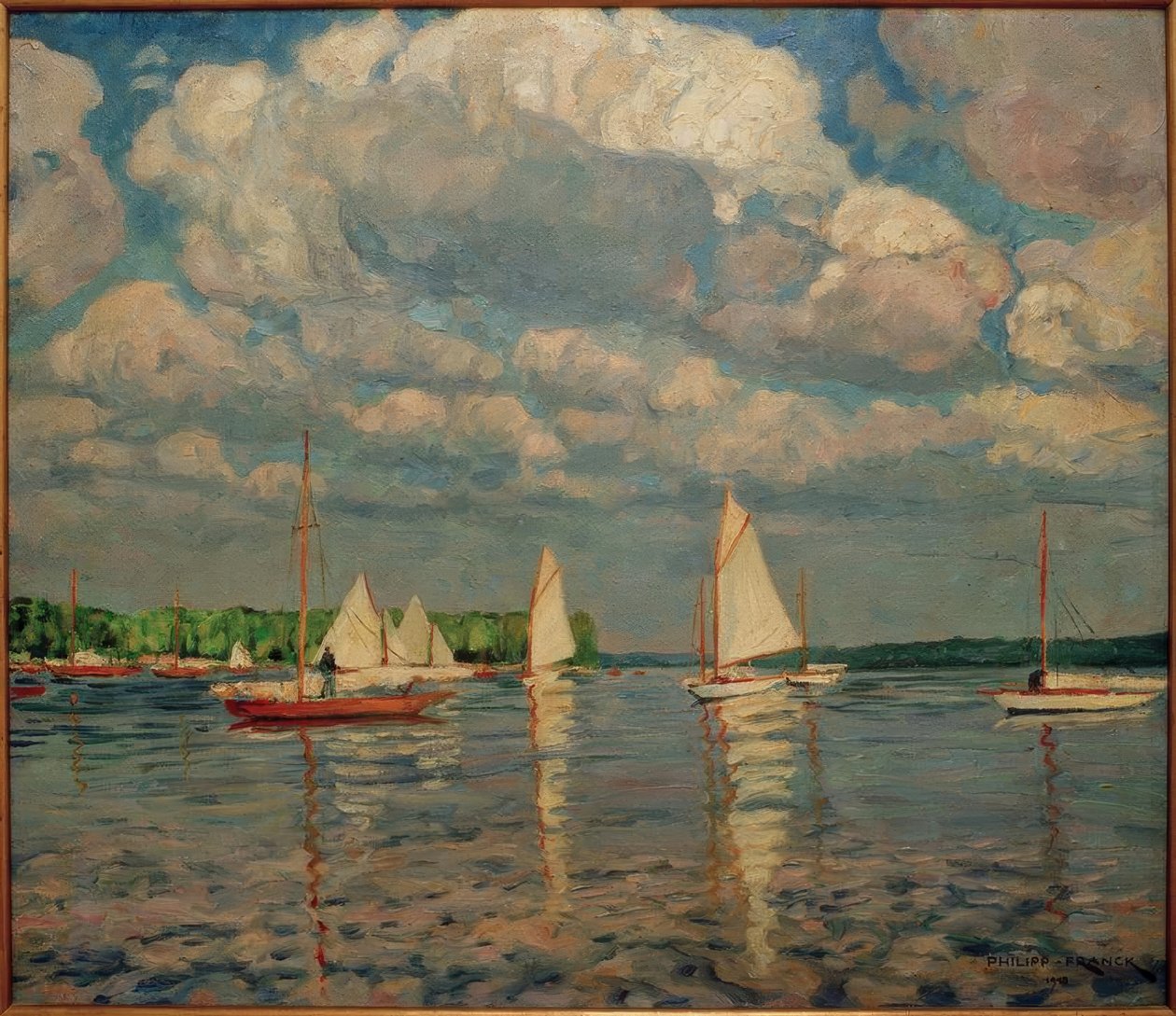 Segelboote auf dem Wannsee tekijältä Philipp Franck