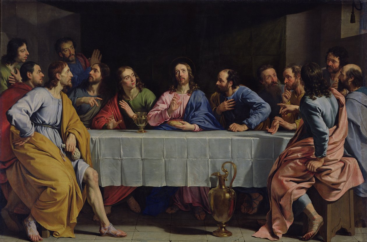 Viimeinen ehtoollinen, 1648 tekijältä Philippe de Champaigne