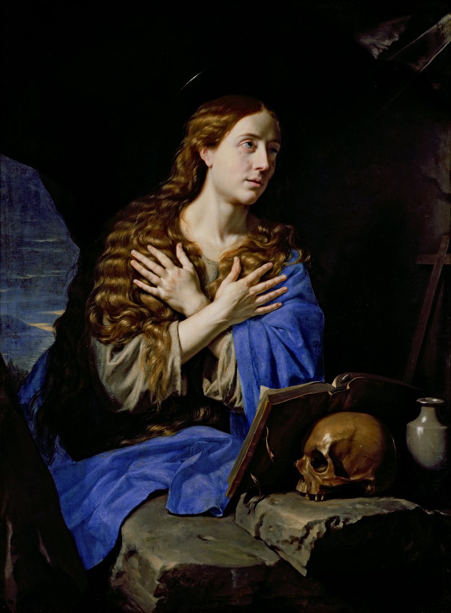 Katuva Magdaleena, 1657 tekijältä Philippe de Champaigne