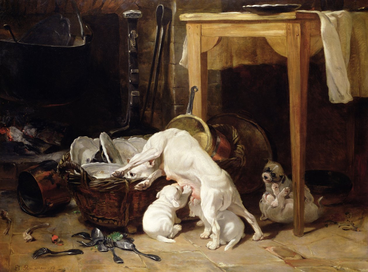 Jokainen mies omasta puolestaan, 1864 tekijältä Philippe Rousseau