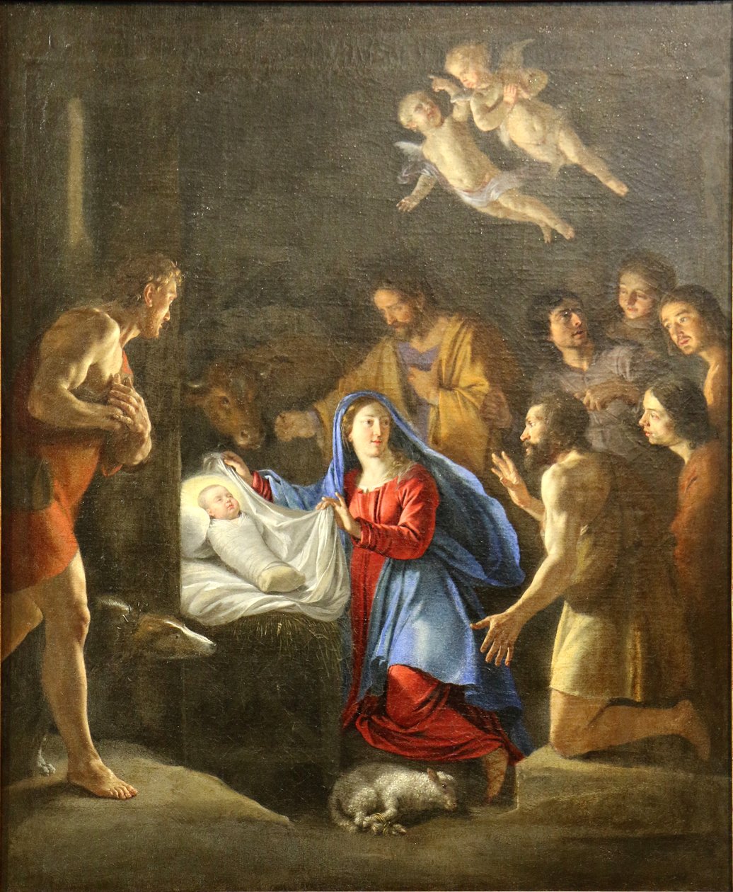 Adoration des bergers tekijältä Philippe de Champaigne