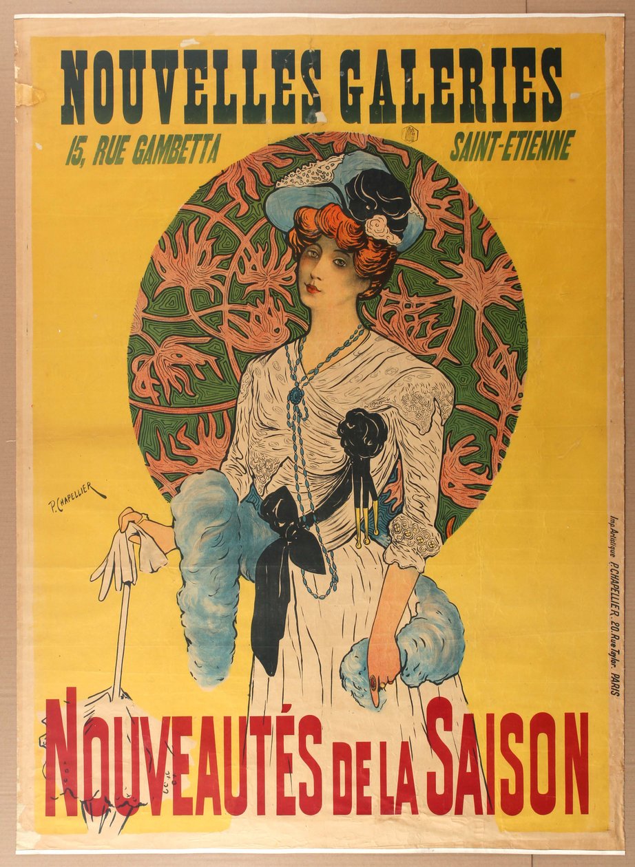 Uudet galleriat, Saint-Etienne, 1900-luku. tekijältä Philippe Chapellier