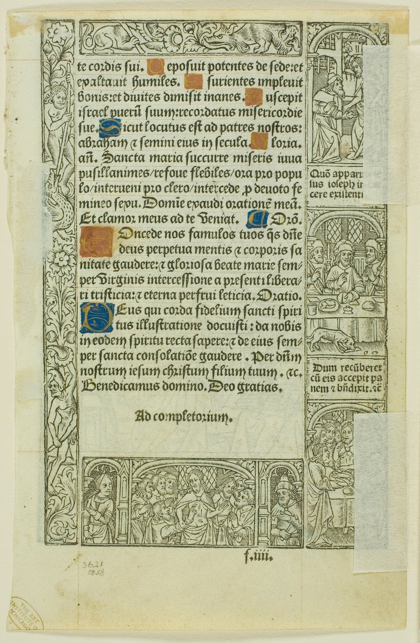 Death of Virgin, Book of Hours tekijältä Philippe Pigouchet