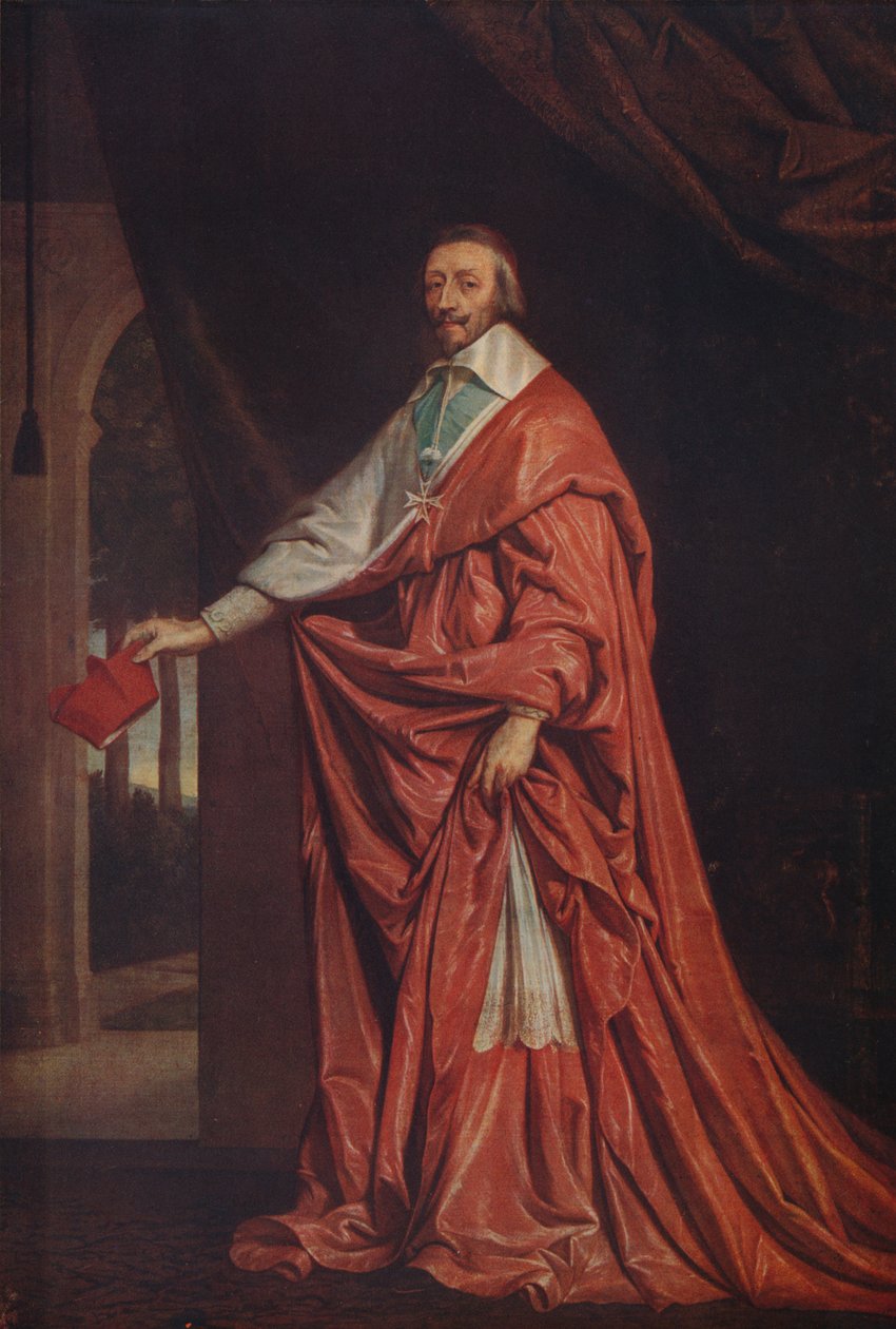Kardinaali Richelieu, 1633-1640, n. 1915 tekijältä Philippe de Champaigne