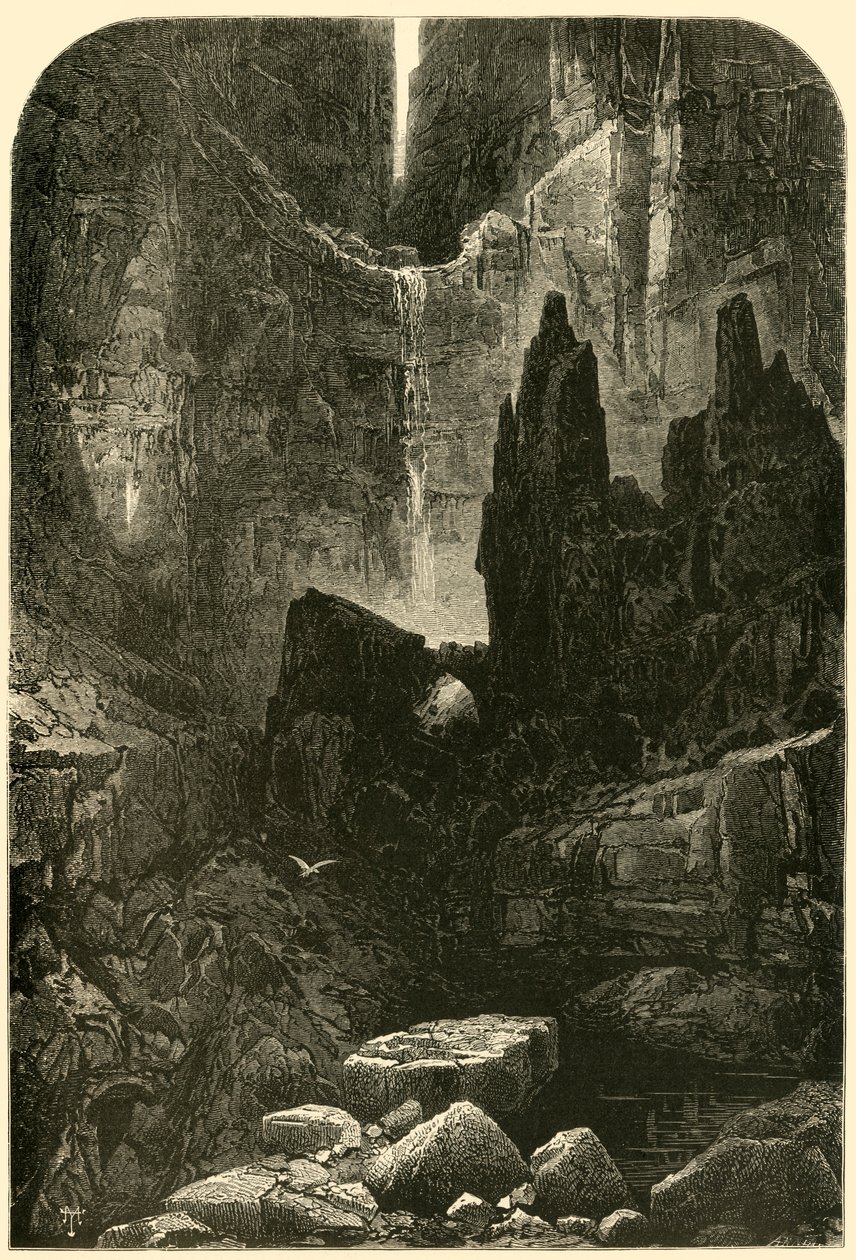 "Grand Cañonin seinät", 1874. tekijältä Phineas F. Annin