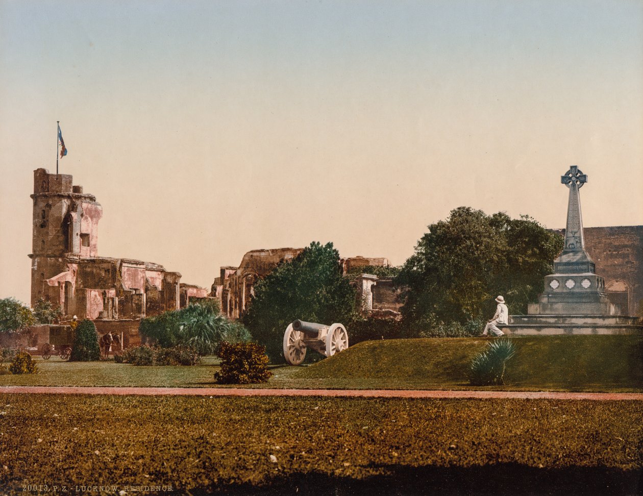 Lucknow. Asuinpaikka tekijältä Photoglob Co. (Zurich, active c. 1890 1910)