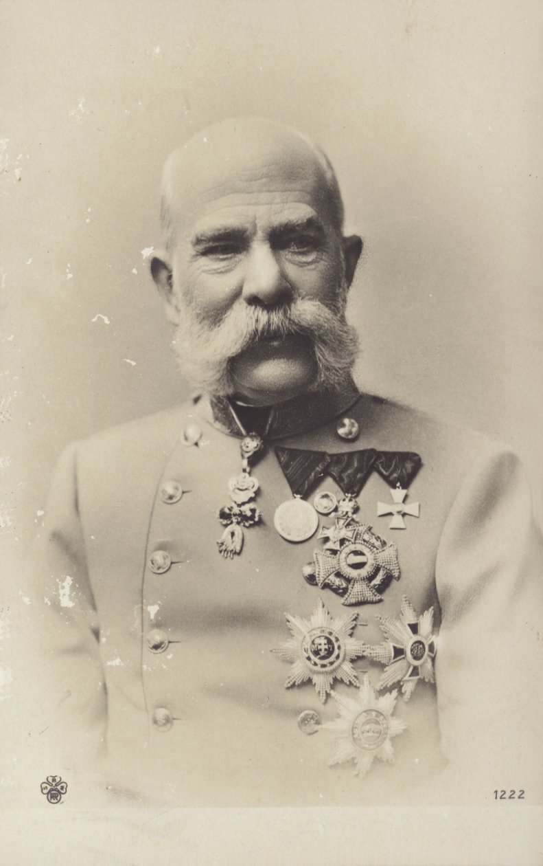 Franz Joseph I (s/w-kuva) tekijältä Photographer Austrian