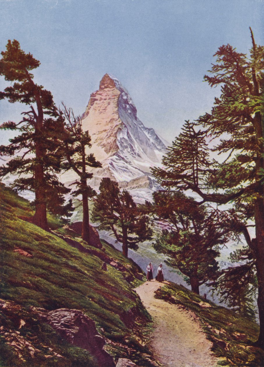Matterhorn, Zermatt, Sveitsi (värillinen kuva) tekijältä Photographer Swiss