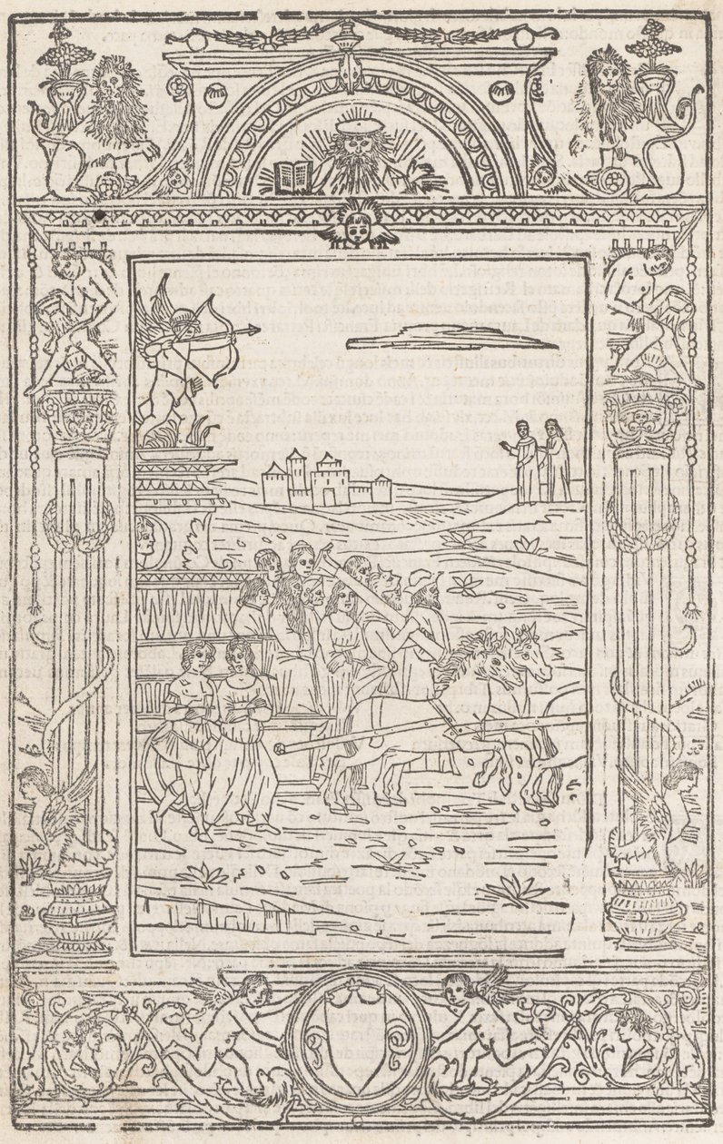 Opera..Triumphi, Sonets, & Canzone.., 15. helmikuuta 1508. tekijältä Pico Master