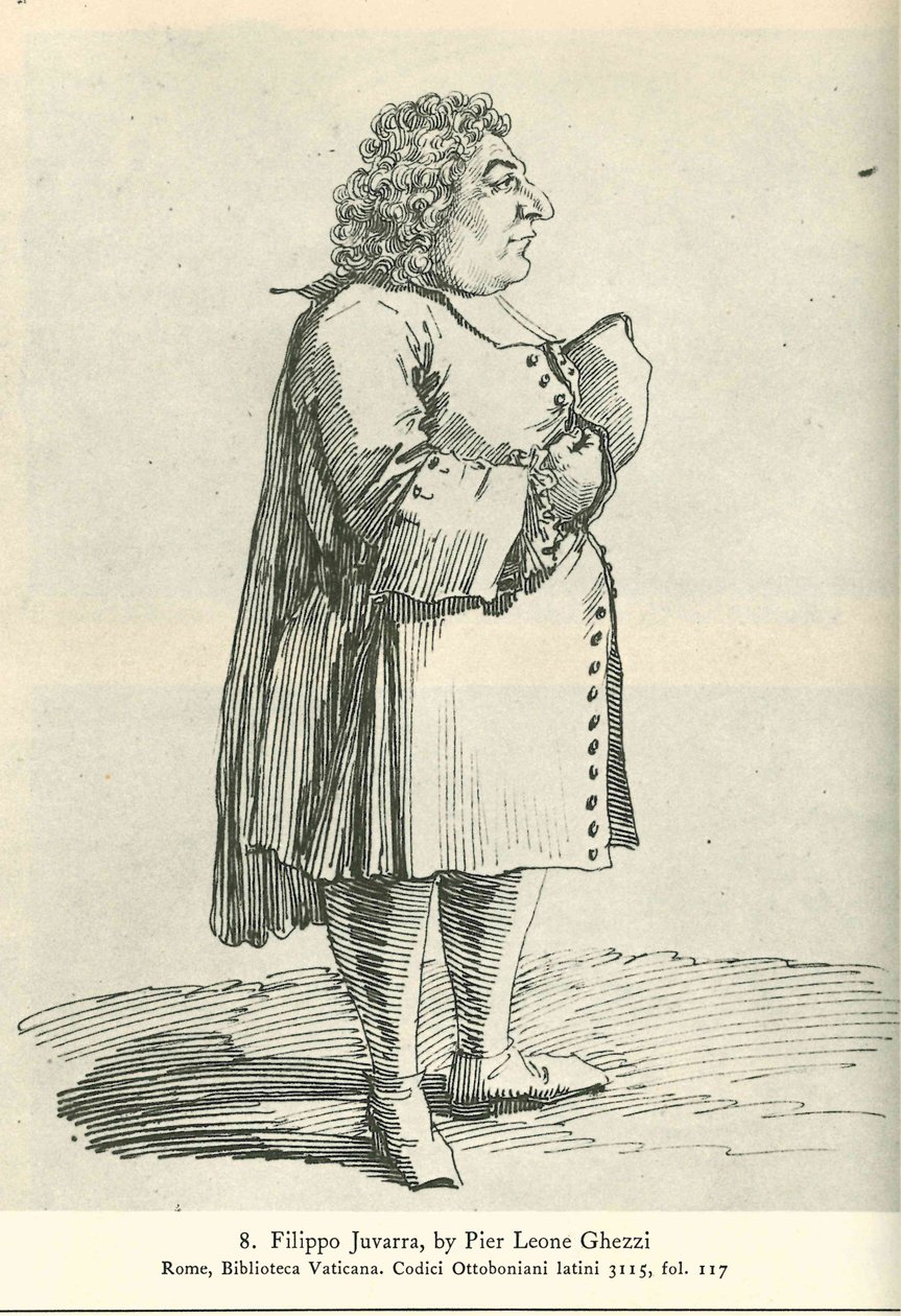 Filippo Juvarra (1678–1736) tekijältä Pier Leone Ghezzi