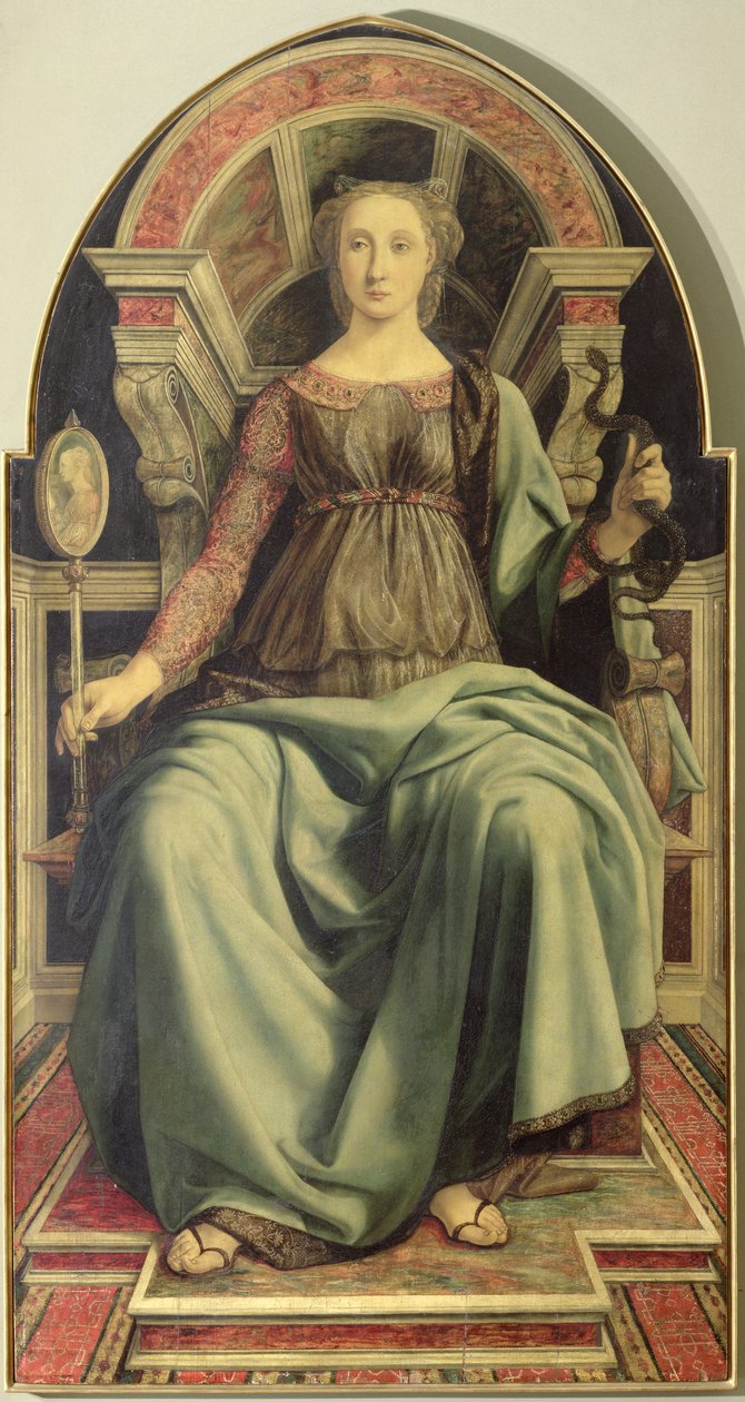 Prudence, n. 1470 (tempera paneelissa) tekijältä Piero del Pollaiolo