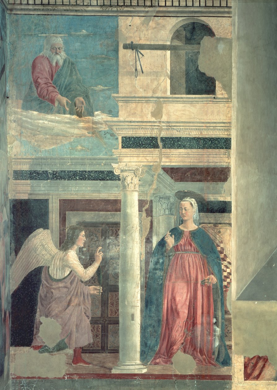 Huonekalut ja erilaiset esineet 1100- ja 1300-luvuilta tekijältä Piero della Francesca