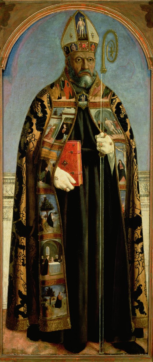 Pyhä Augustinus tekijältä Piero della Francesca