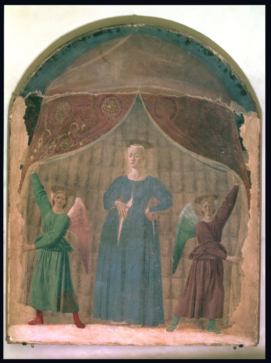 Madonna del Parto, n. 1460 (ennen restaurointi) (katso myös 169194) tekijältä Piero della Francesca