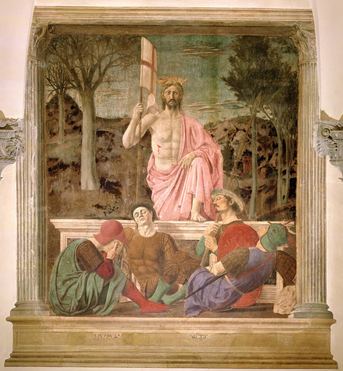 The Resurrection, n. 1463 (katso myös 109787, 205585, 205586) tekijältä Piero della Francesca