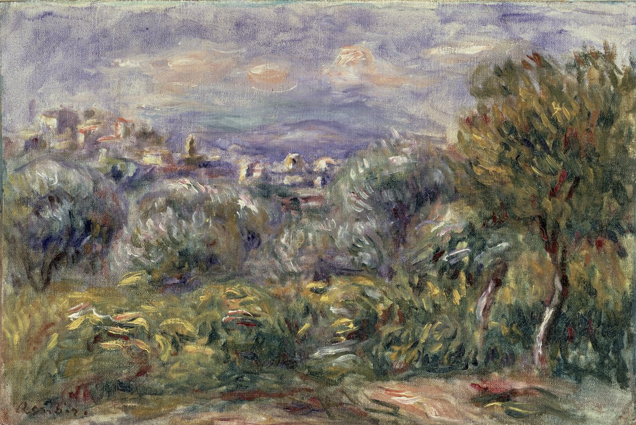 Antibes, 1917 tekijältä Pierre Auguste Renoir