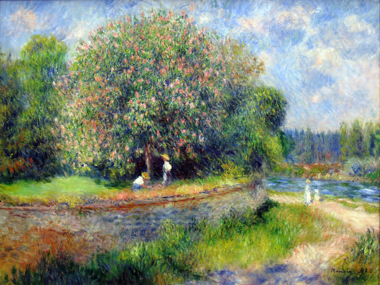 Blühender Kastanienbaum tekijältä Pierre Auguste Renoir