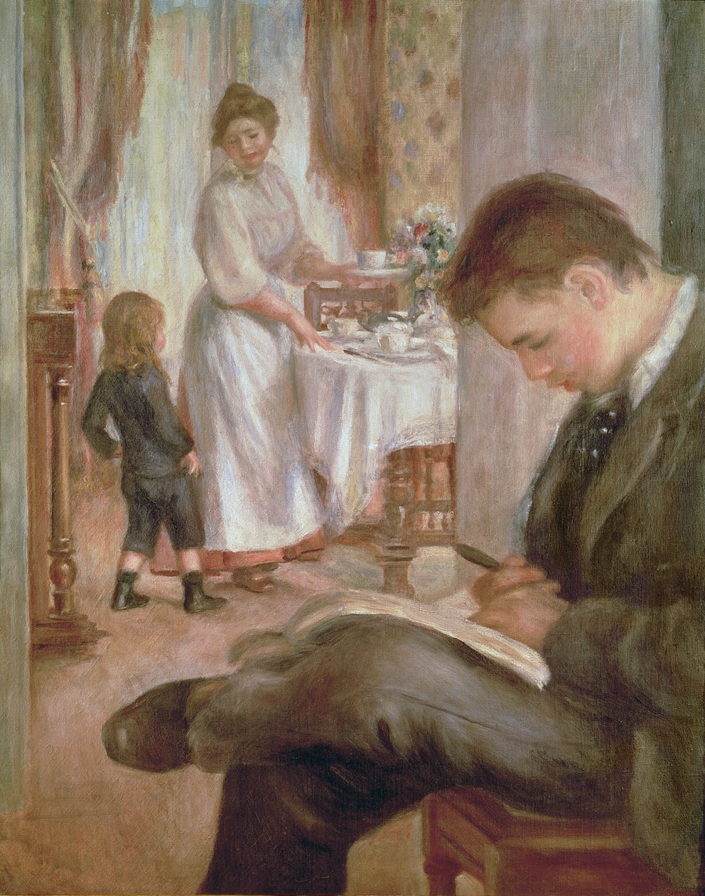 Aamiainen Bernevalissa, 1898 tekijältä Pierre Auguste Renoir