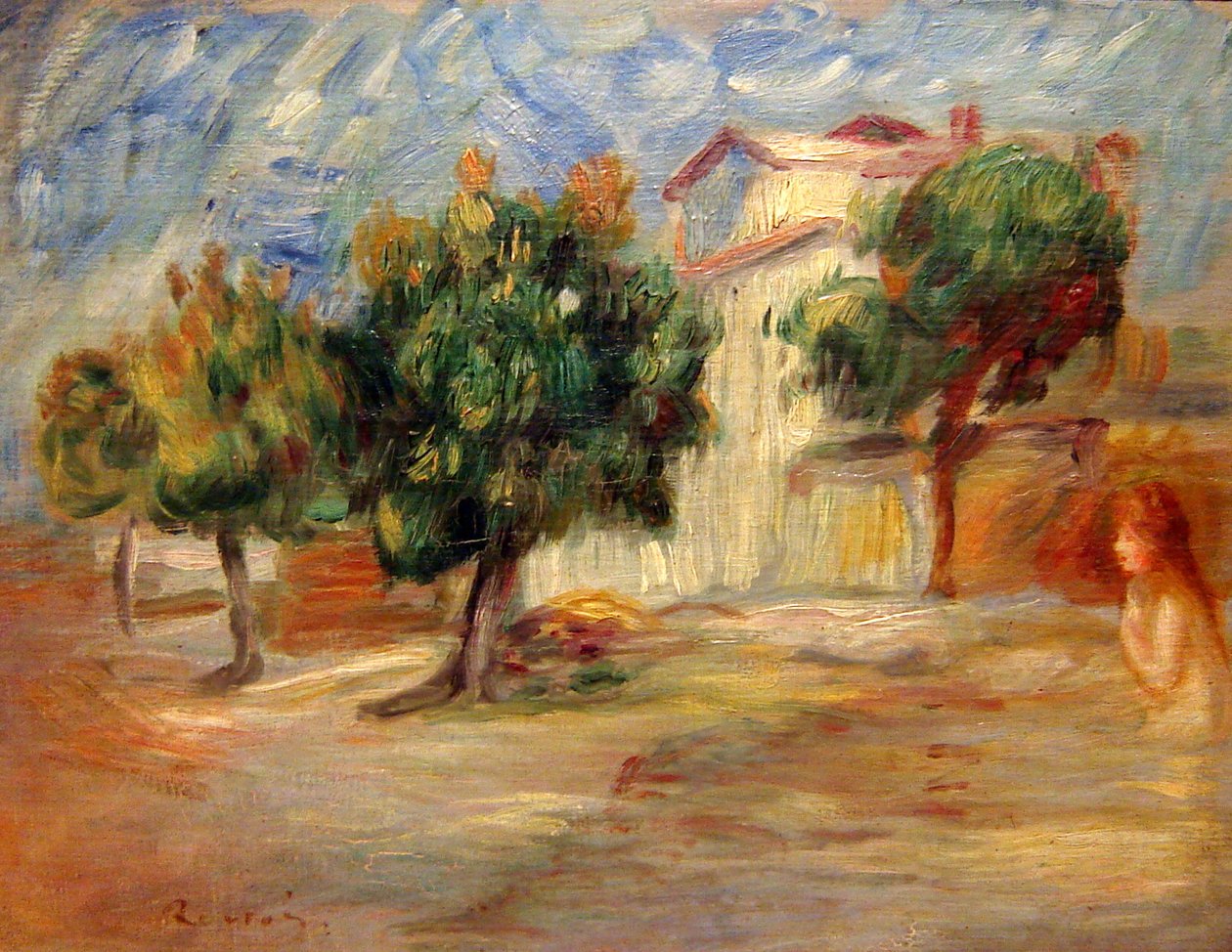 Desnudo en un paisaje tekijältä Pierre Auguste Renoir
