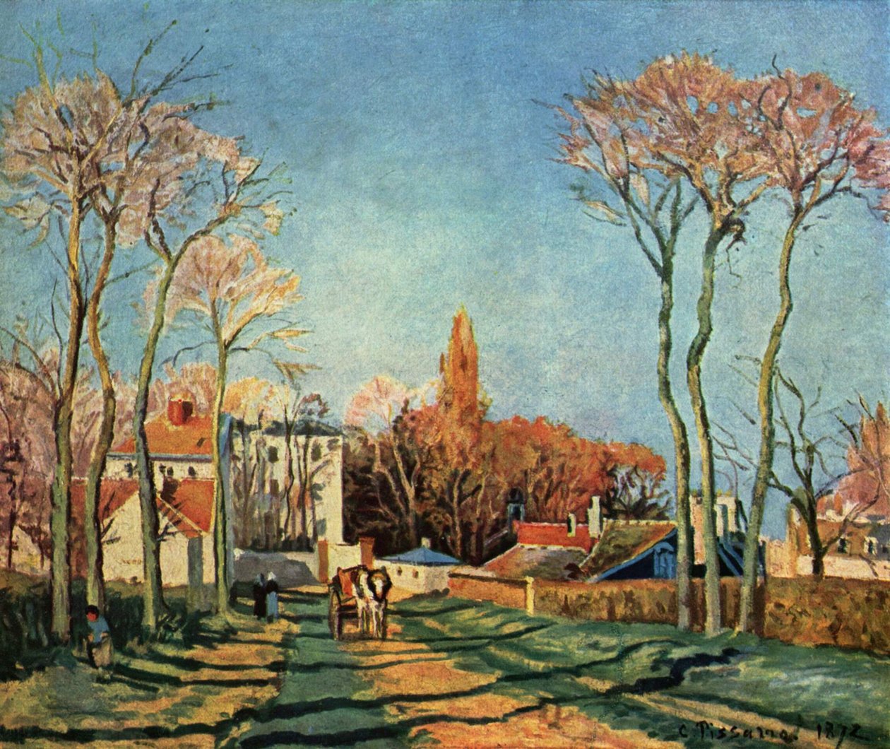 Dorfeingang von Voisins tekijältä Pierre Auguste Renoir