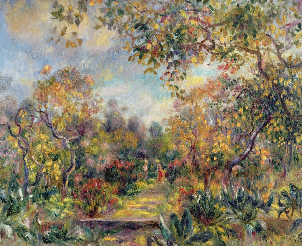 Maisema Beaulieussa, noin 1893 tekijältä Pierre Auguste Renoir