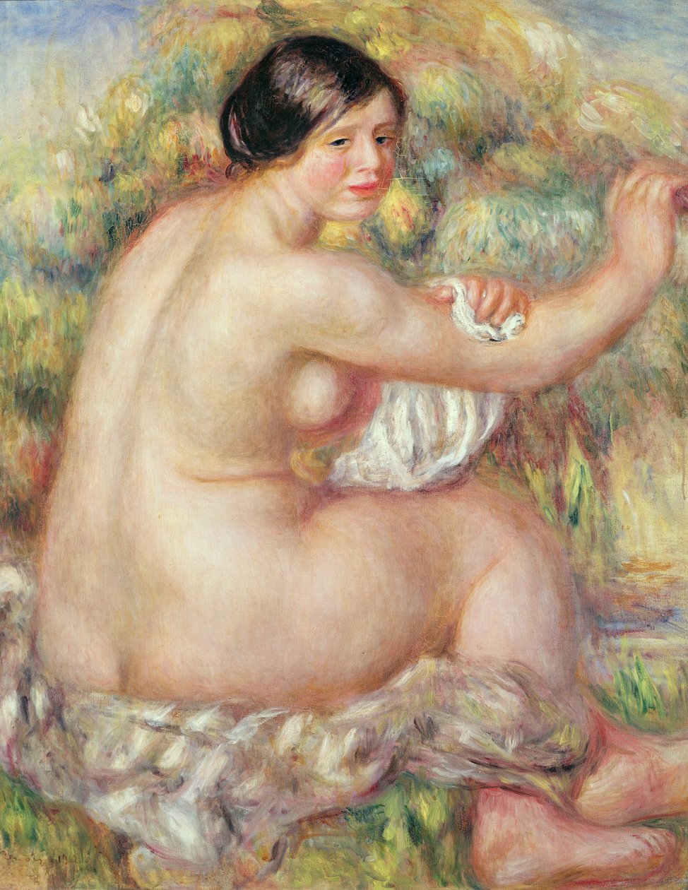 Iso istuva alaston tekijältä Pierre Auguste Renoir