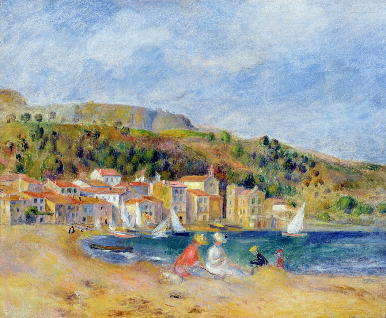 Le Lavandou tekijältä Pierre Auguste Renoir