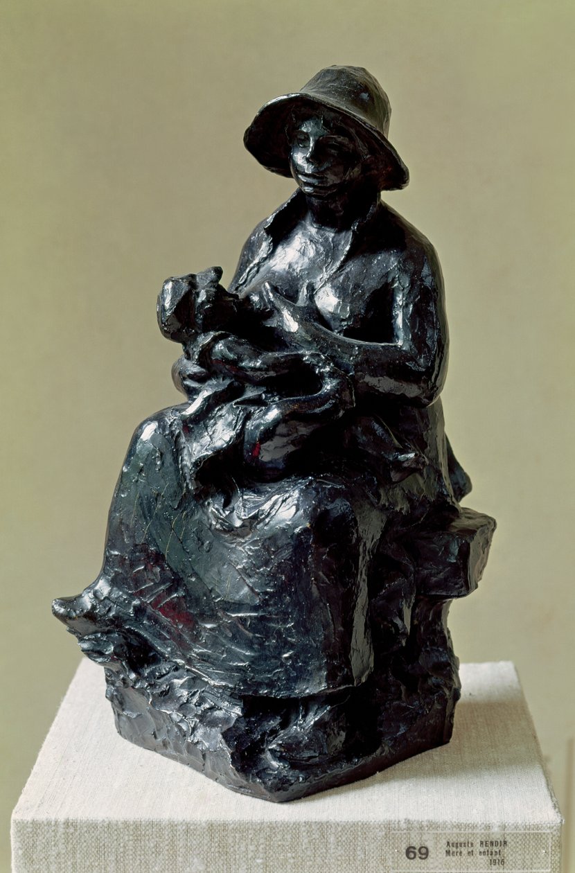 Äitiys, 1916 (pronssi) tekijältä Pierre Auguste Renoir