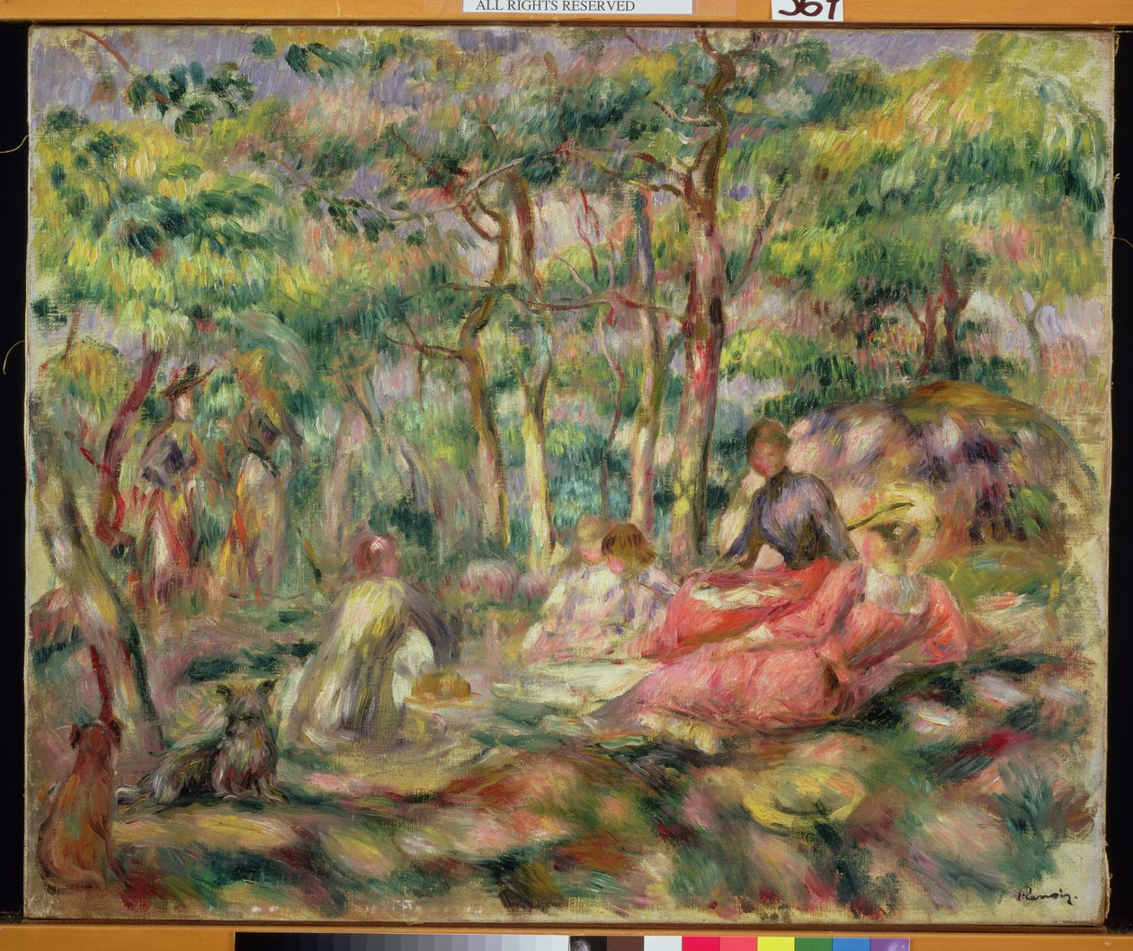 Piknik, noin 1893 tekijältä Pierre Auguste Renoir