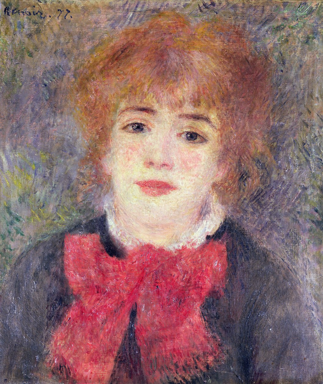 Muotokuva Jeanne Samarysta (1857-90), 1877 tekijältä Pierre Auguste Renoir