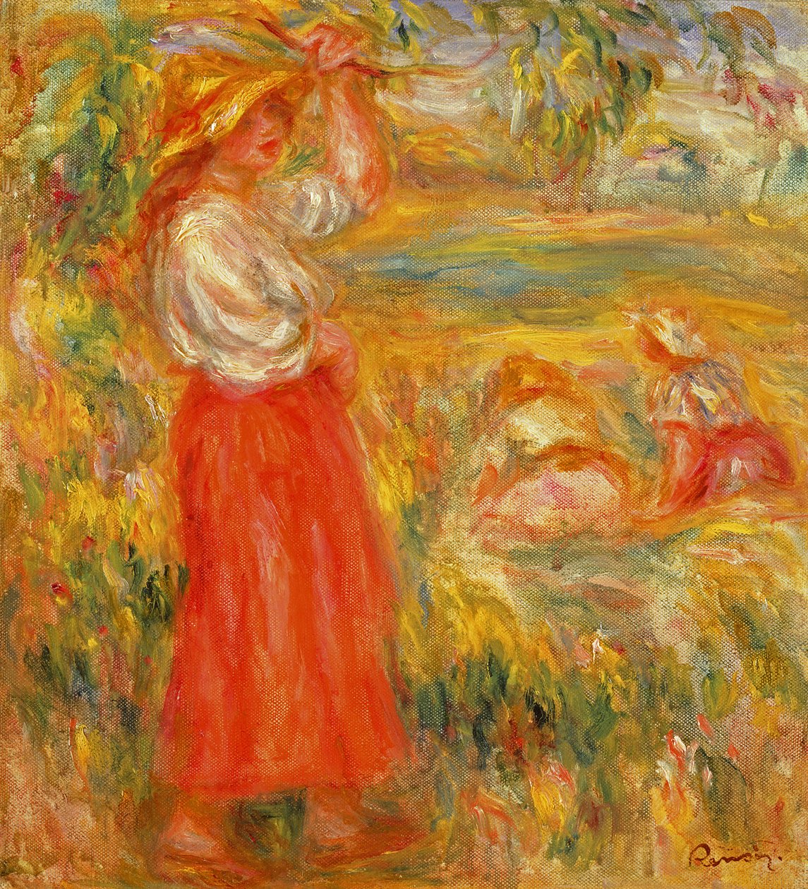 Reapers, n.1919 tekijältä Pierre Auguste Renoir