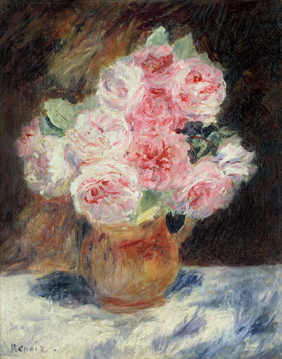 Ruusut, 1878 tekijältä Pierre Auguste Renoir
