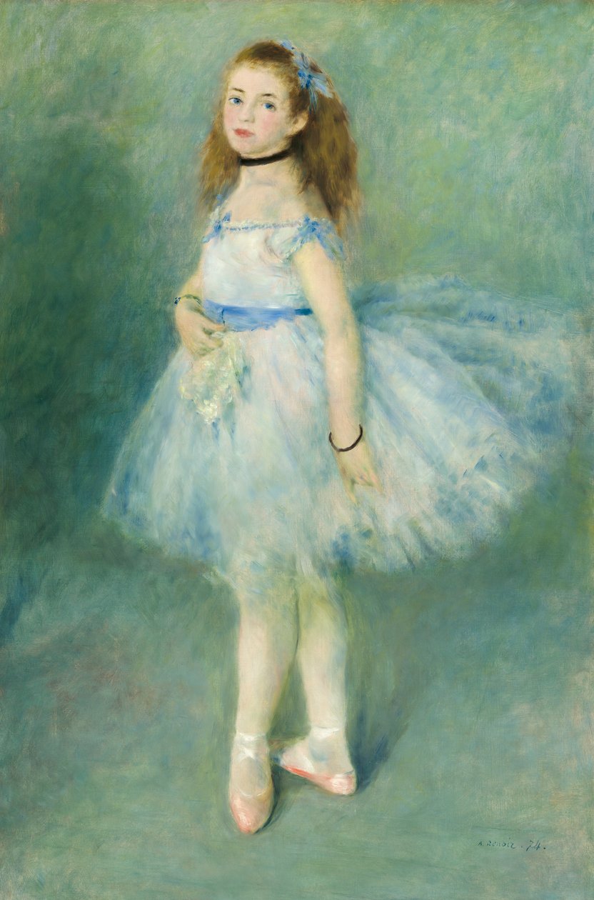 Tanssija, 1874 tekijältä Pierre Auguste Renoir