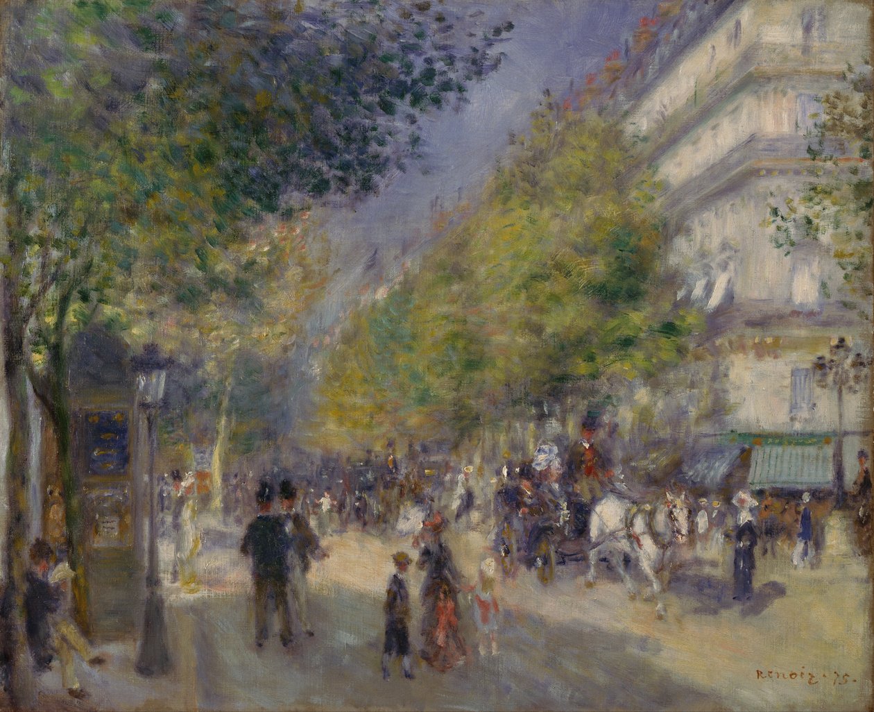 Grands Boulevards tekijältä Pierre Auguste Renoir