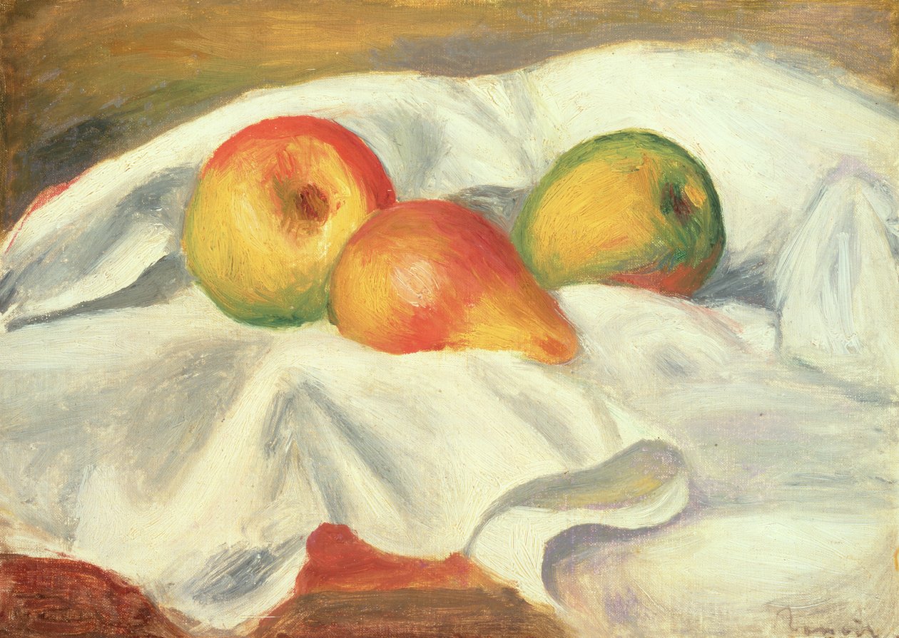 Kolme päärynää, n. 1885 tekijältä Pierre Auguste Renoir