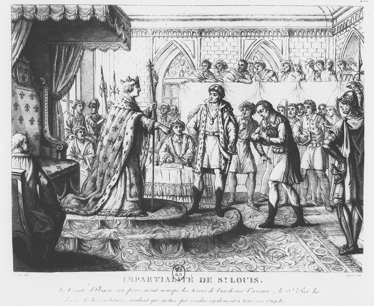 Ludvig IX:n puolueettomuus tekijältä Pierre Charles Coqueret