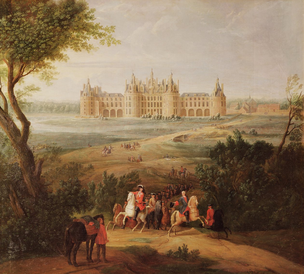 Chateau de Chambord, 1722 tekijältä Pierre Denis Martin