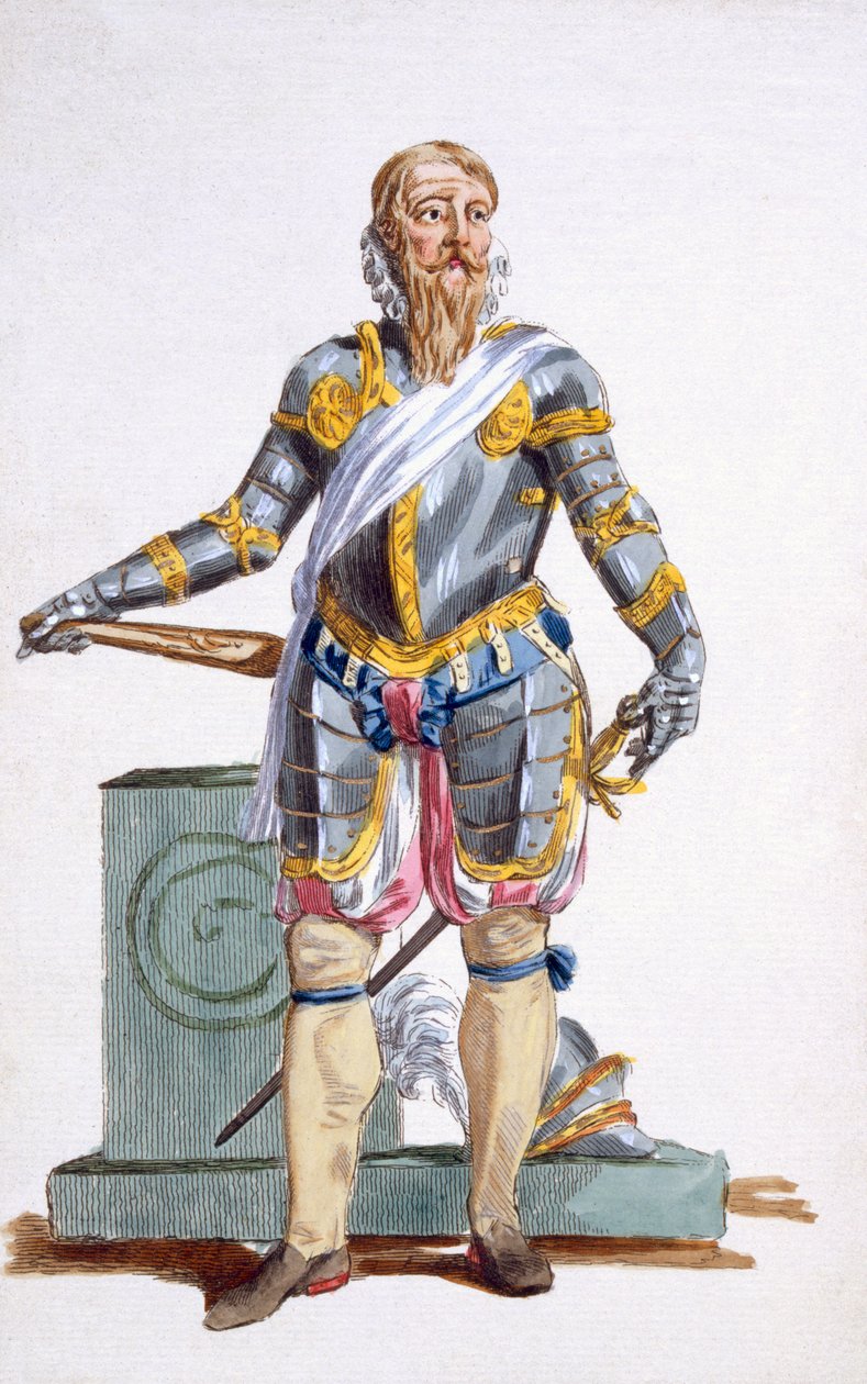 Daniel Laurenza, Tanskan armeijan kenraali, 1780 tekijältä Pierre Duflos