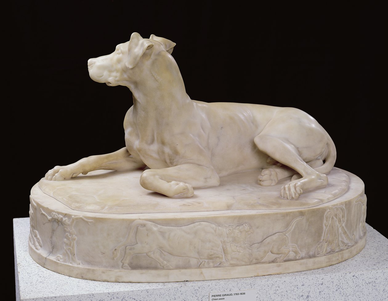 Koira, 1827 (marmori) (katso myös 223452) tekijältä Pierre Francois Gregoire Giraud