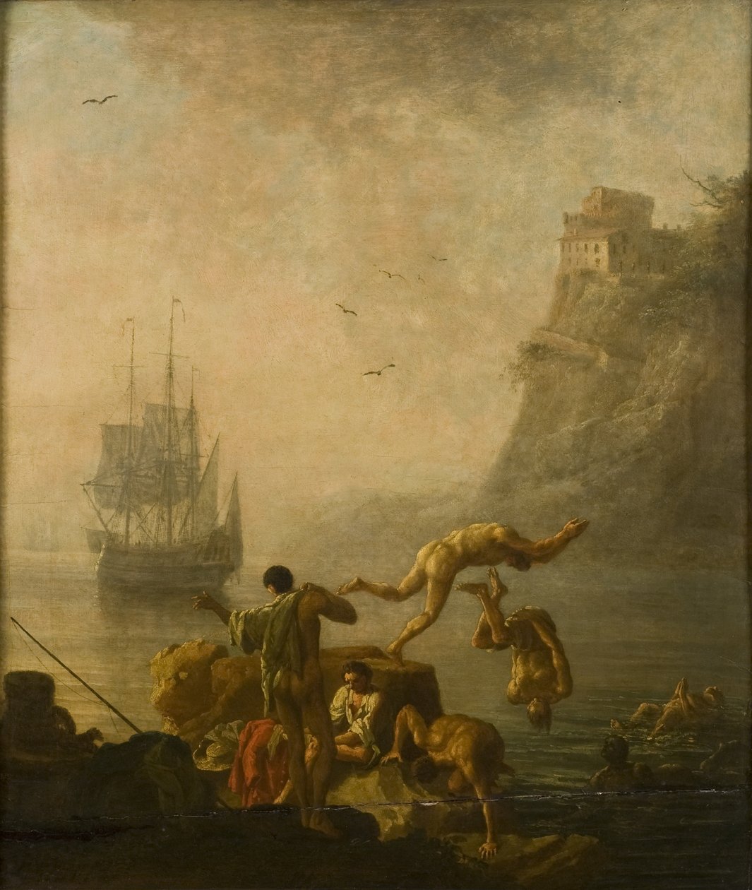 Kylpevät miehet tekijältä Pierre Jacques Volaire