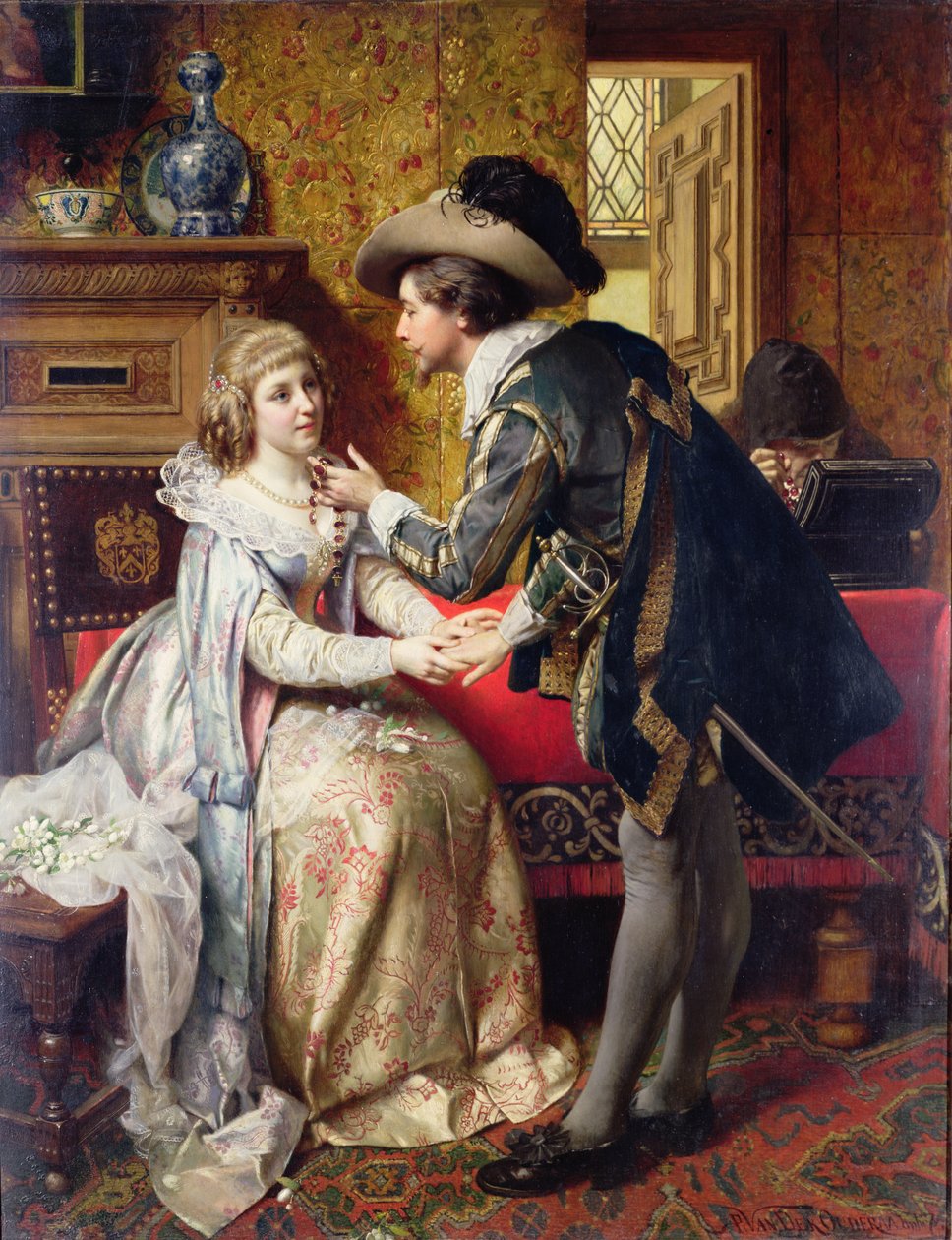 Häälahja, 1874 (paneeli) tekijältä Pierre Jan van der Ouderra