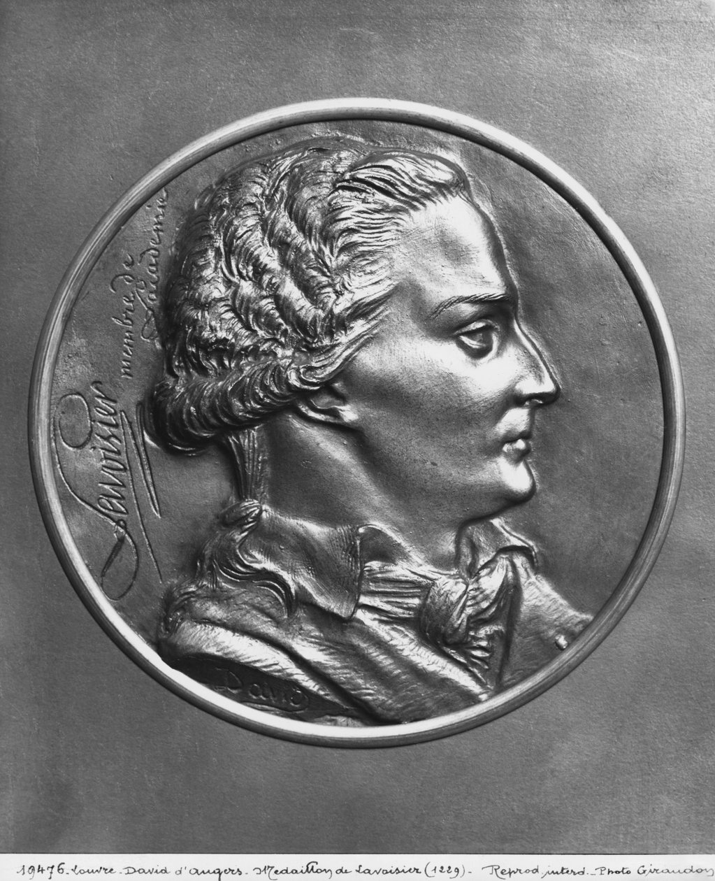 Antoine Laurent Lavoisier (pronssi) tekijältä Pierre Jean David d