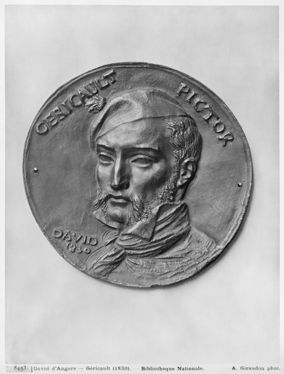 Theodore Gericault, 1830 (pronssi) tekijältä Pierre Jean David d