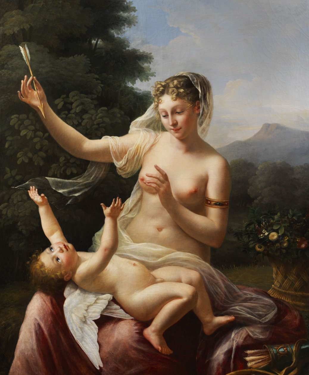 Venus ja Amor. tekijältä Pierre Maximilien Delafontaine