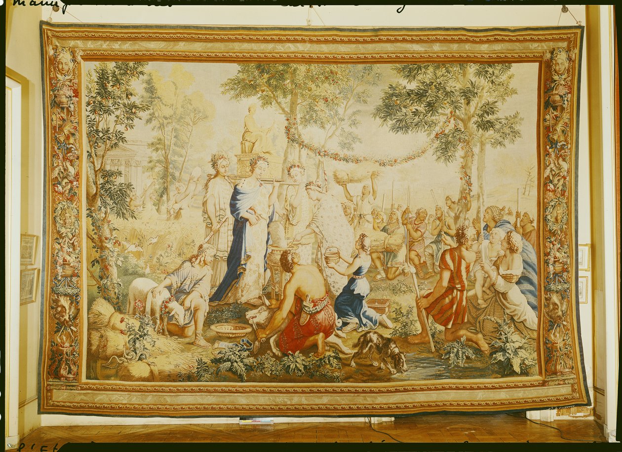 Kesä, Gobelinsin tehdas (kuvakudos) tekijältä Pierre Mignard
