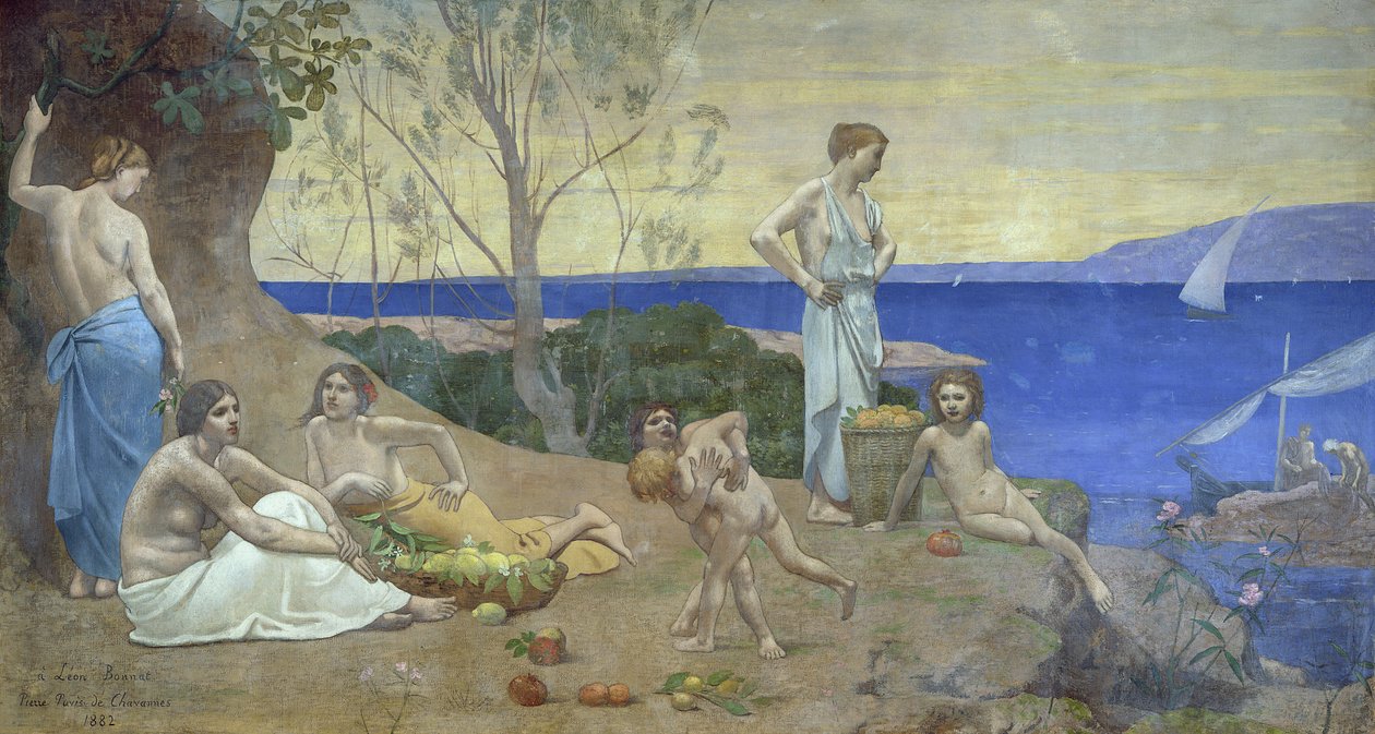 Makea maa, 1882 tekijältä Pierre Puvis de Chavannes