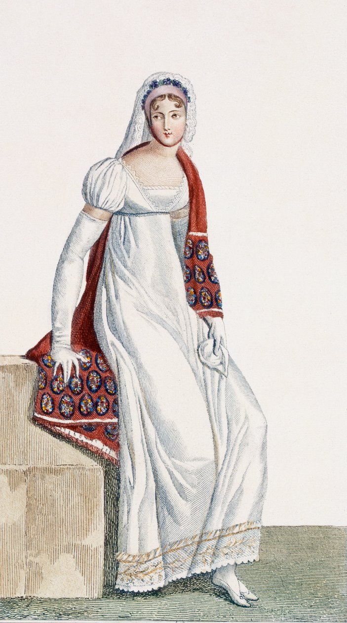 Naisten päivämekko, 1811 tekijältä Pierre de La Mesangere