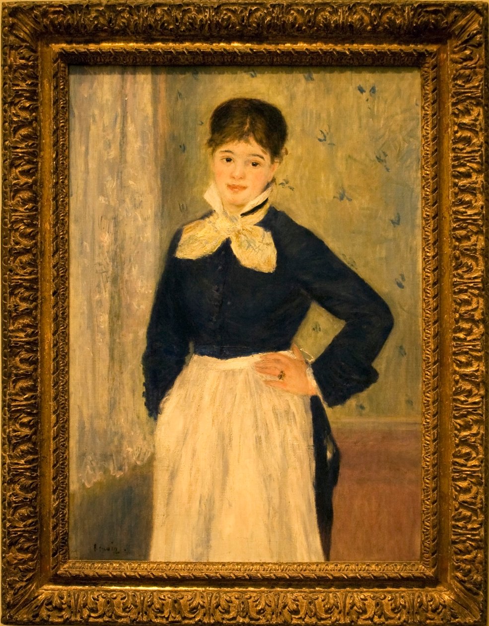 Tarjoilija Duvals Restaurantn ravintolassa. tekijältä Pierre Auguste Renoir