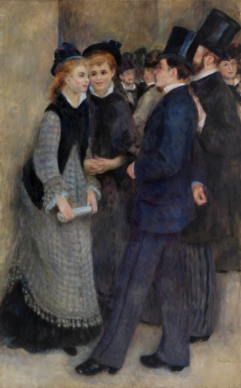 La Sortie du Conservatoire tekijältä Pierre Auguste Renoir